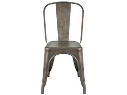 Learn about our white glove delivery. Furmax Metal Dining Chairs Indoor Outdoor Patio Chicken 18 Inch Seat Height Trattoria Chic Bistro Cafe Side Stackable Set Of 4 Gun Newegg Com