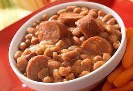 Place a hot dog on each bun; Campfire Recipes Beans And Hot Dogs 4waam