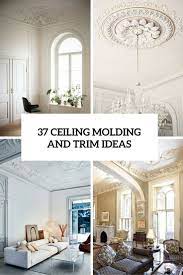 Molding, or moulding, is a strip of material with various profiles used to cover how to make ceiling molding? 37 Ceiling Trim And Molding Ideas To Bring Vintage Chic Shelterness