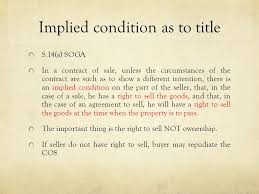 (1) this act may be cited as the sale of goods act 1957. Commercial Law Sale Of Goods Ppt Download