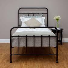 new sturdy black single steel frame bed old hospital style vintage look steel bed frame kids bed frames steel bed