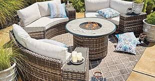 Wilson Fisher Manhattan 8 Piece Cushioned Patio Furniture Set At Big Lots Patio Decor Patio Furniture Collection Patio Furniture