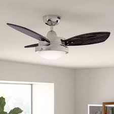 30 Heskett 3 Blade Propeller Ceiling Fan With Pull Chain And Light Kit Included Ceiling Fan Ceiling Fan With Light Led Ceiling Fan