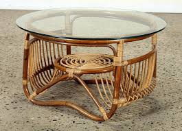 Check spelling or type a new query. Lot Art Round Rattan Coffee Table Glass Top C 1950