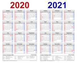 Just choose one which suite your need then print. 2020 2021 Two Year Calendar Free Printable Word Templates