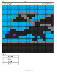 The ender dragon spawns once in the end, and can only be beaten by using a definite strategy. Minecraft Addition And Subtraction Coloring Squared Minecraft Ender Dragon Dragon Coloring Page Minecraft Coloring Pages
