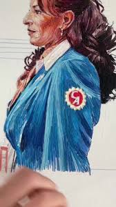 Threaded portraits from artist Rose Couch available this Sunday, May 12th  at 10am