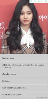 They debuted on october 20, 2015. Twice Zhou Tzuyu Is The Richest Member Of The Team She Has A Net Worth Of 2 Million U S Dollars Inews