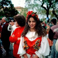 Portuguese Girl In Traditional Dress Portuguese Clothing Traditional Dresses Traditional Outfits