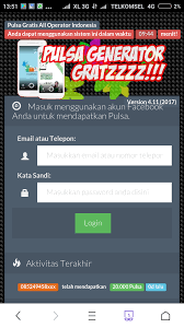 Apalagi cara mendapatkannya juga tidak sulit, dan tidak memakan waktu banyak. Pulsa Gratis Facepulsa