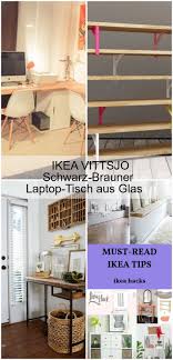 Ikea Vittsjo Schwarz Brauner Laptop Tisch Aus Glas Aus Glas Ikea Laptoptisch Schwarzbr Ikea Vittsjo Ikea Vintage Desk