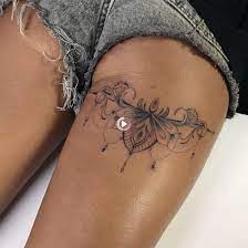 Redirecting In 2021 Leg Band Tattoos Thigh Tattoos Women Leg Tattoos Women