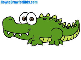 How To Draw Crocodile For Kids How To Draw For Kids Drawing For Kids Easy People Drawings Easy Drawings