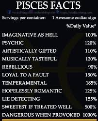 Pisces Zodiac Horoscope Fun Facts Horoscope Pisces Pisces Quotes Pisces Facts