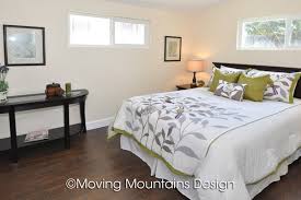 Stage a bed using a white duvet. Real Estate Investor Home Staging La Mirada Home For Sale