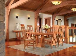 Used (normal wear), vintage stickley dining table. Stickley Highlands Pedestal Dining Table And Mackintosh Chairs Craftsman Dining Room Stickley Furniture Dining