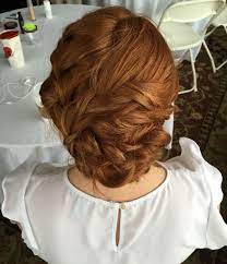 By Dori Wetzel Blue Salon Reno Wedding Updo Bridal Hair Brides Maids Hair Brides Maid Hair Bridesmaid Hair Half Up Short Wedding Updo