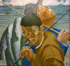 Мгер Чатинян Mher Chatinyan "Fisherman" oil