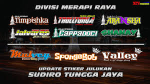Dejogja adventur indonesia adalah event organizer dan provider outbound jogja, gathering, arung jeram/rafting, lava tour merapi, paint ball dan paket tour jogja, kaliurang, bantul, goa pindul, pantai indrayanti. Stiker Julukan Sudiro Tungga Jaya Stj Update Divisi Merapi Raya Team Jogja Youtube