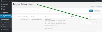 Delete Specific Appointments Wordpress Org