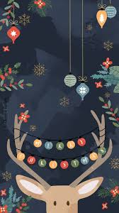 Merry Christmas Free Phone Wallpaper Or Background Love The Deer And Christmas Phone Wallpaper Cute Christmas Wallpaper Christmas Phone Wallpaper Backgrounds