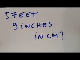 5 feet 9 inches in cm? - YouTube