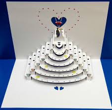 Unsere pop up karten sind handgefertig aus hochwertigem papier enthaltene farben: Pop Up 3d Karte Hochzeit Grusskarte Geburtstag Gutschein Treppen Zum Gluck 16x11cm 1 2 3 Geburtstag