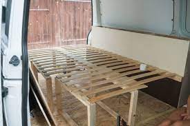 Bett im wohnmobil camper bett bauen bauanleitung : Ausziehbares Bett Im Vw T5 Selbst Bauen Mein Camperausbau
