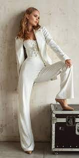 27 Wedding Pantsuit Jumpsuit Trendy Ideas Women Suits Wedding Wedding Dress Suit Wedding Dress Jumpsuit