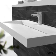 Superior resistance against mould, bacteria, stains, etc. China New Design Artificial Stone Vanity Hand Wash Basin Wash Basin Washbasin Design Basin