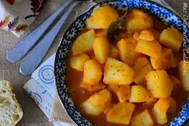 Chtitha Batata Ragout De Pomme De Terre Sans Viande Le Blog Cuisine De Samar Recette Pomme De Terre Ragout Alimentation
