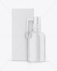 Download Paper Box W Glossy Spray Mockup In Packaging Mockups On Yellow Images Object Mockups PSD Mockup Templates