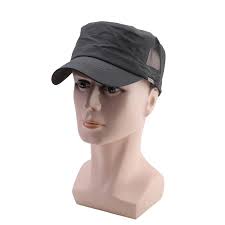 Quick Dry Cap Summer Mesh Porosity Flat Top Sun Protection And Sun Shading  Duck Tongue Cap Simple All-Match Casual Hats