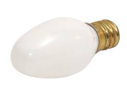 Bulbrite 7 Watt 120 Volt C7 White Night Light Bulb 7c7w Bulbs Com