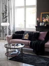 Schwarze Wandfarbe Bilder Ideen Couch