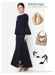 Sebab setiap tahun zaman moden berubah, jadi semua benda akan berubah termasuk baju kita ! 150 Raya 2017 2018 Lookbook By Vercato Ideas Baju Kurung Moden Kurung Moden Baju Kurung