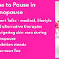 TAKE TIME TO PAUSE IN MENOPAUSE event image