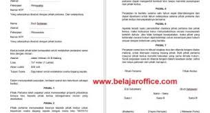 Untuk beberapa perusahaan, surat pernyataan kesanggupan mematuhi peraturan kerja telah disediakan dalam bentuk print out sehingga karyawan hanya perlu mengisi data diri dan menandatangani surat. Contoh Surat Laman 3 Dari 9 Belajar Office