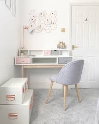 Rose Gold And Grey Bedroom Study Room Decor Chill Out Room Rose Gold And Grey Bedroom