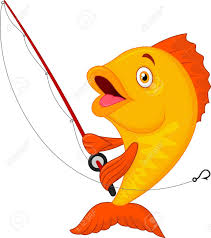 Cute Cartoon Fish Holding Fishing Rod Royalty Free Cliparts Vectors And Stock Illustration Image 27657236 Cartoon fishing pole | free download on clipartmag. cute cartoon fish holding fishing rod