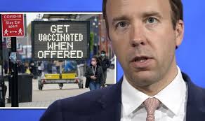 Downing street sources criticise matt hancock's test target. Zvf4zued0tss M
