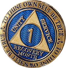 1 Month Sobriety Coin