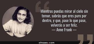 A largo plazo, el arma más afilada es un espíritu amable y gentil. Frases Y Citas Celebres De Anne Frank