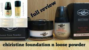 Christine Foundation N Loose Powder Review Best Pakistani Products Full Review In Urdu Hindi Youtube