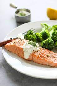 Salmon In Creamy Dill Sauce Recipe Dill Sauce Salmon Recipes Creamy Dill Sauce