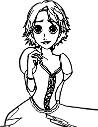 Toddler girl hairstyles come in a wide range of styles: Rapunzel Short Hair Coloring Pages Novocom Top