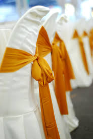 The ruffled wedding chair covers shown in the photo at the top of this post take the ruffled look to a whole new level. Diy Wedding Chair Decorations