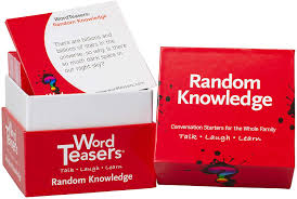 Instantly play online for free, no downloading needed! Buy Word Teasers Random Topic Conversation Starters Fun Trivia Card Game For Families Couples Parties Travel Flashcards For Adults And Kids Ages 10 150 Questions Random Knowledge Edition Online In Indonesia B07wty38h6