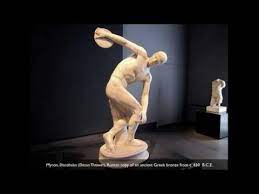 Where is the discus thrower in the british museum? Myron Discobolus Discus Thrower Roman Copy Of An Ancient Greek Bronze Video Khan Academy
