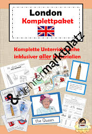 London Komplettpaket Fur Die Unterrichtseinheit London Sights In 2020 Unterrichtseinheiten Englischunterricht Lesen